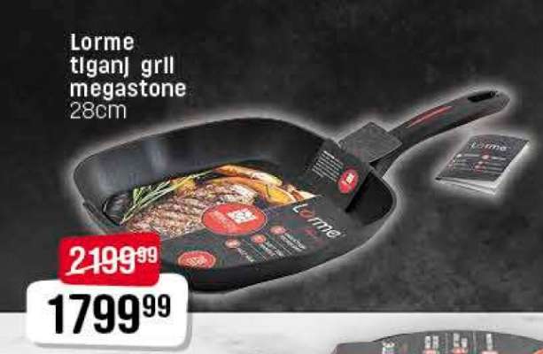 Lorme tiganj grill megastone 28cm