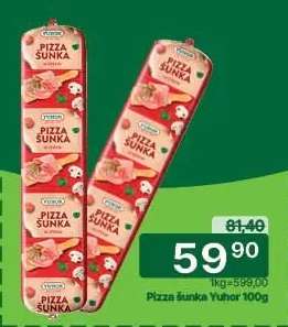 Pizza šunka Vuhor 100g