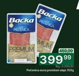 Pečenica suva premium slajs 100g
