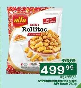 Smrznuti mini rollitos pizza