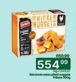 Smrznuto meso pileći nuggets Frikom 300g