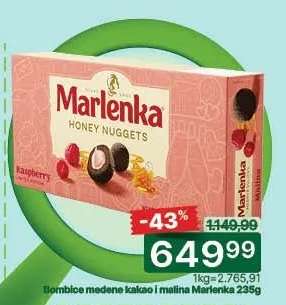 Bombice medene kakao i malina Marlenka 235g