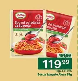 Sos za špagete Aleva 85g
