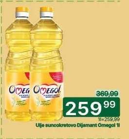 Ulje suncokretovo Dijamant Omegol 1l