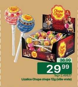Lizalica Chupa chups 12g (više vrsta)