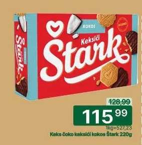 Keks čoko keksici kokos Štark 220g