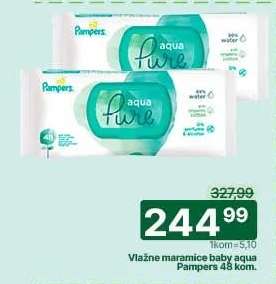 Vlažne maramice baby aqua Pampers 48 kom.