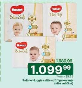 Pelene Huggies elite soft
