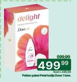 Poklon paket Petal kutija Dove 1 kom.