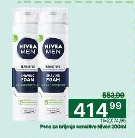 Pena za brijanje Sensitive Nivea 200ml