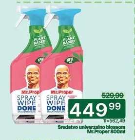 Sredstvo univerzalno blossom Mr.Proper 800ml