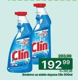 Sredstvo za staklo dopuna Clin 500ml