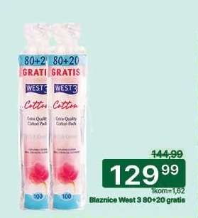 Blaznice West 3 80+20 gratis