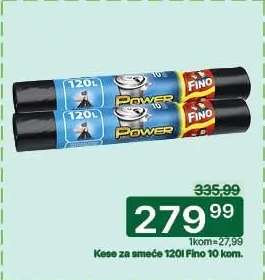 Kese za smeće 120l Fino 10 kom.