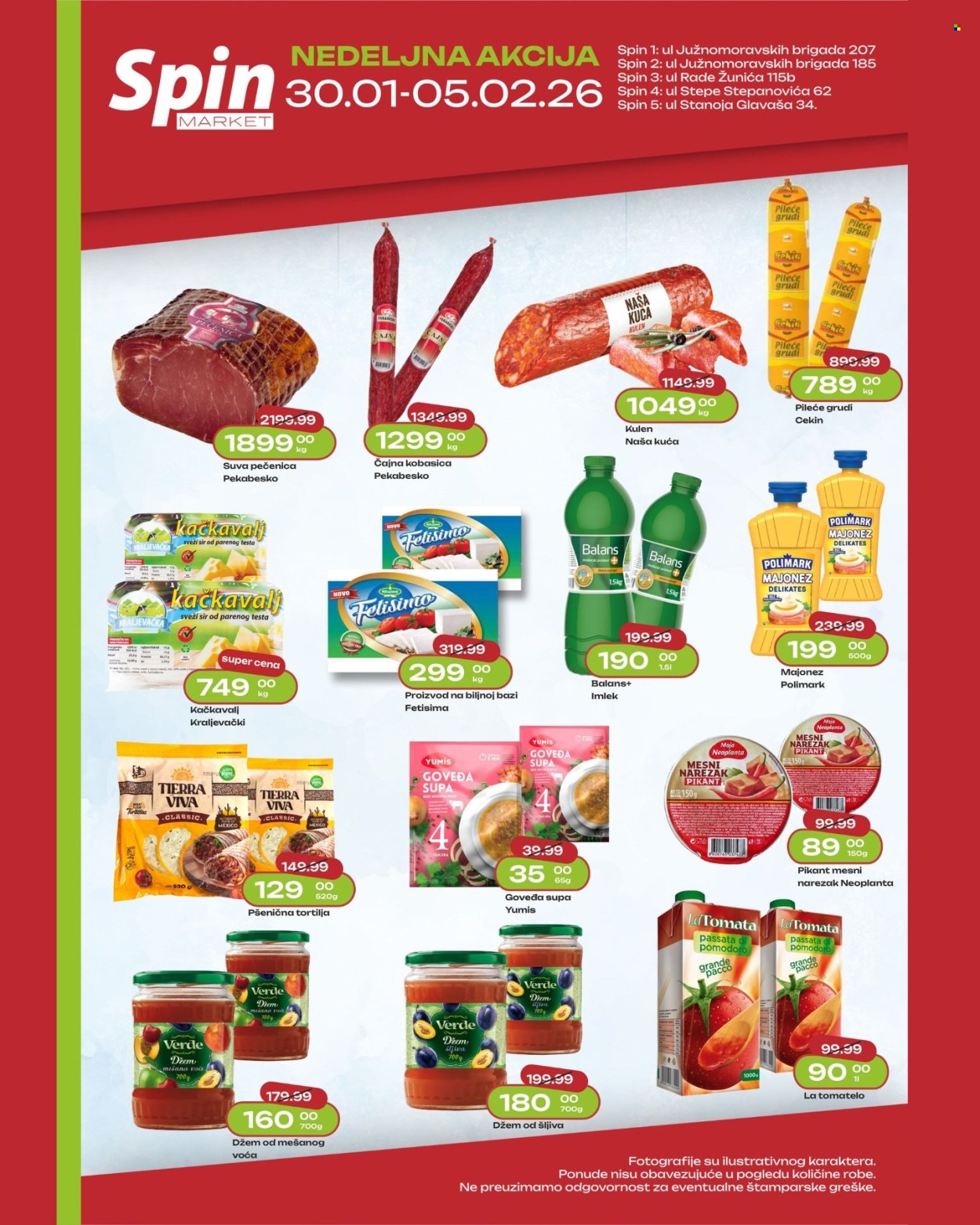 Spin Market katalog - 30.01.2026 - 05.02.2026. Stranica 1