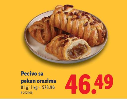 Pecivo sa pekan orasima