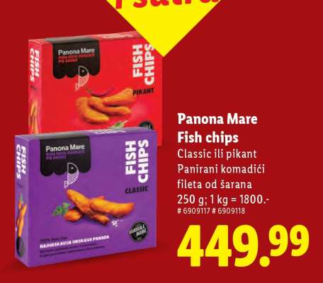 Panona Mare Fish chips