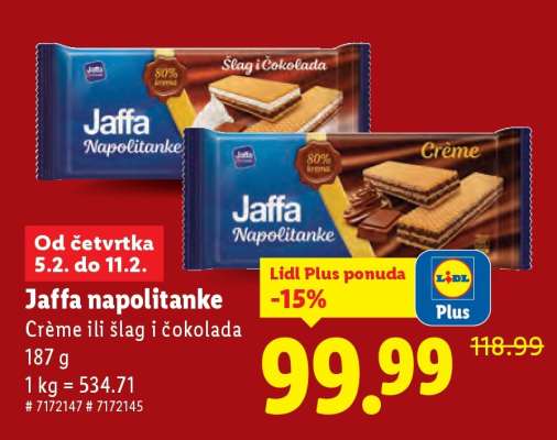 JAFFA NAPOLITANKE