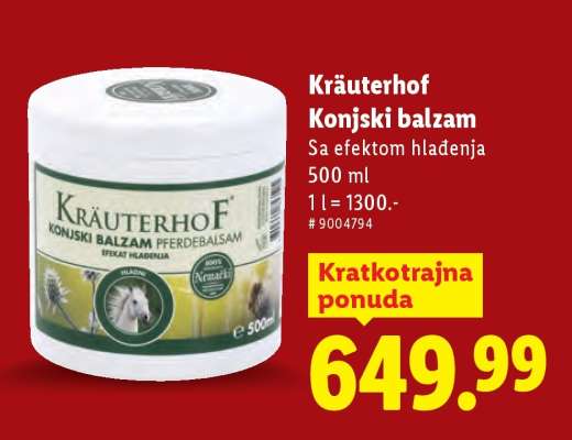 Krauterhof konjski balzam