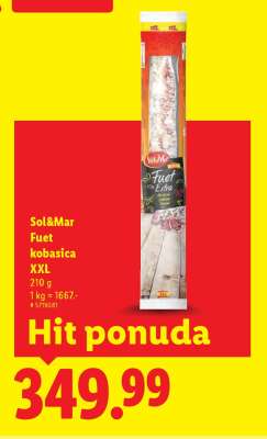 Sol&Mar Fuet kobasica XXL