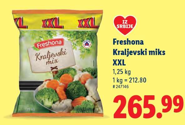Freshona Kraljevski miks XXL