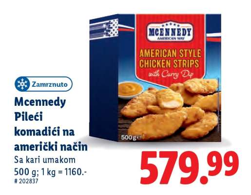 Mcennedy Pileći komadići na američki način