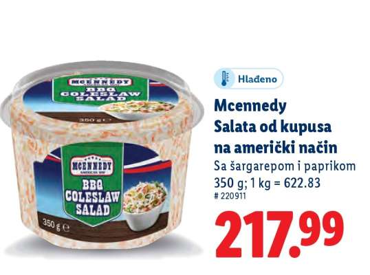 Mcennedy Salata od kupusa na američki način