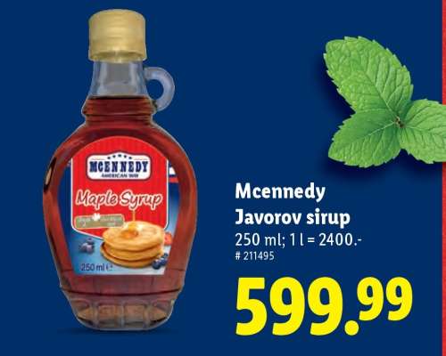 Mcennedy Javorov sirup