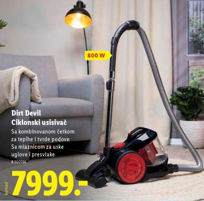 Dirt Devil Ciklonski usisivač