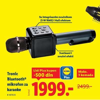 Tronic Bluetooth mikrofon za karaoke