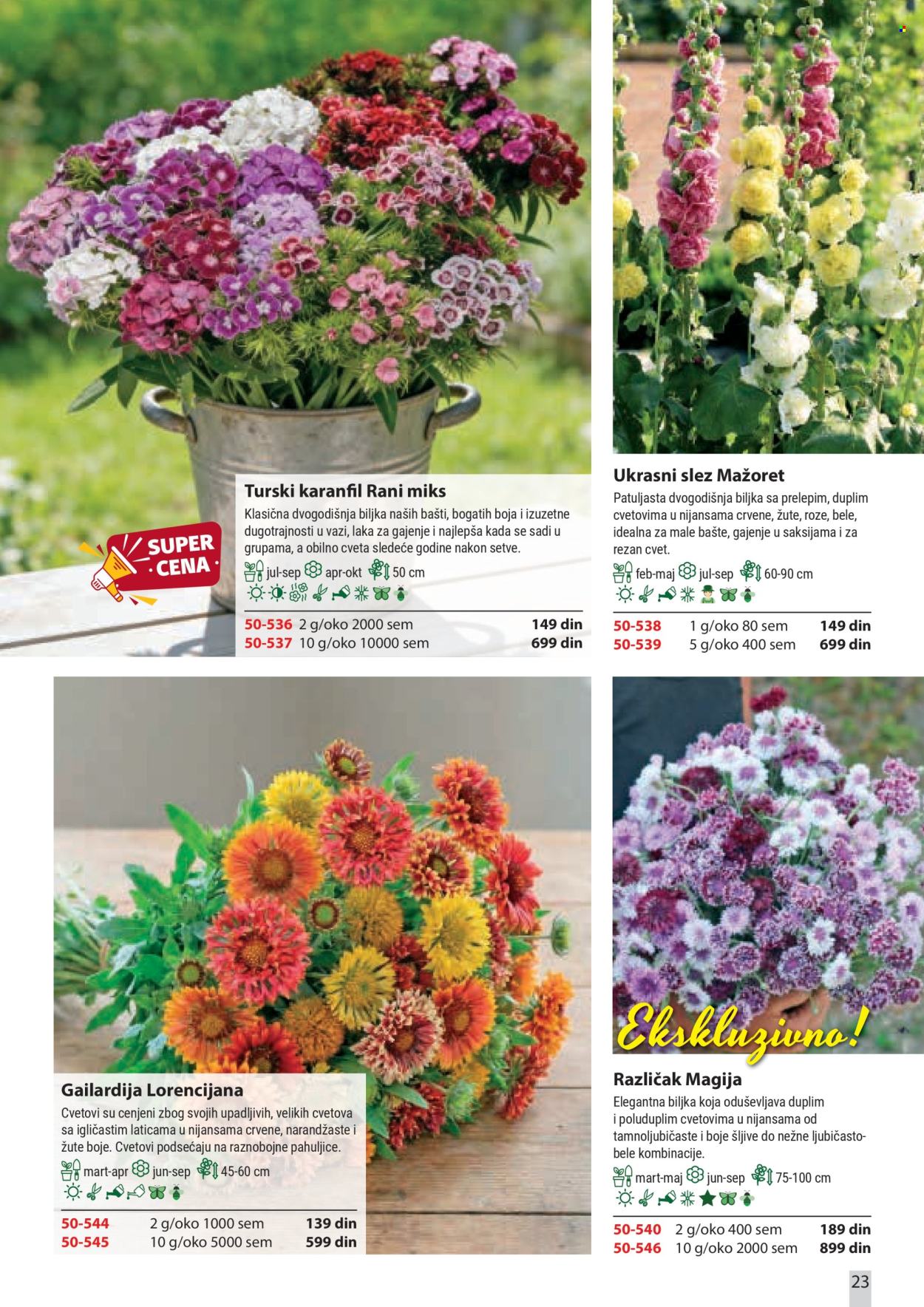 Flora Ekspres katalog. Stranica 23