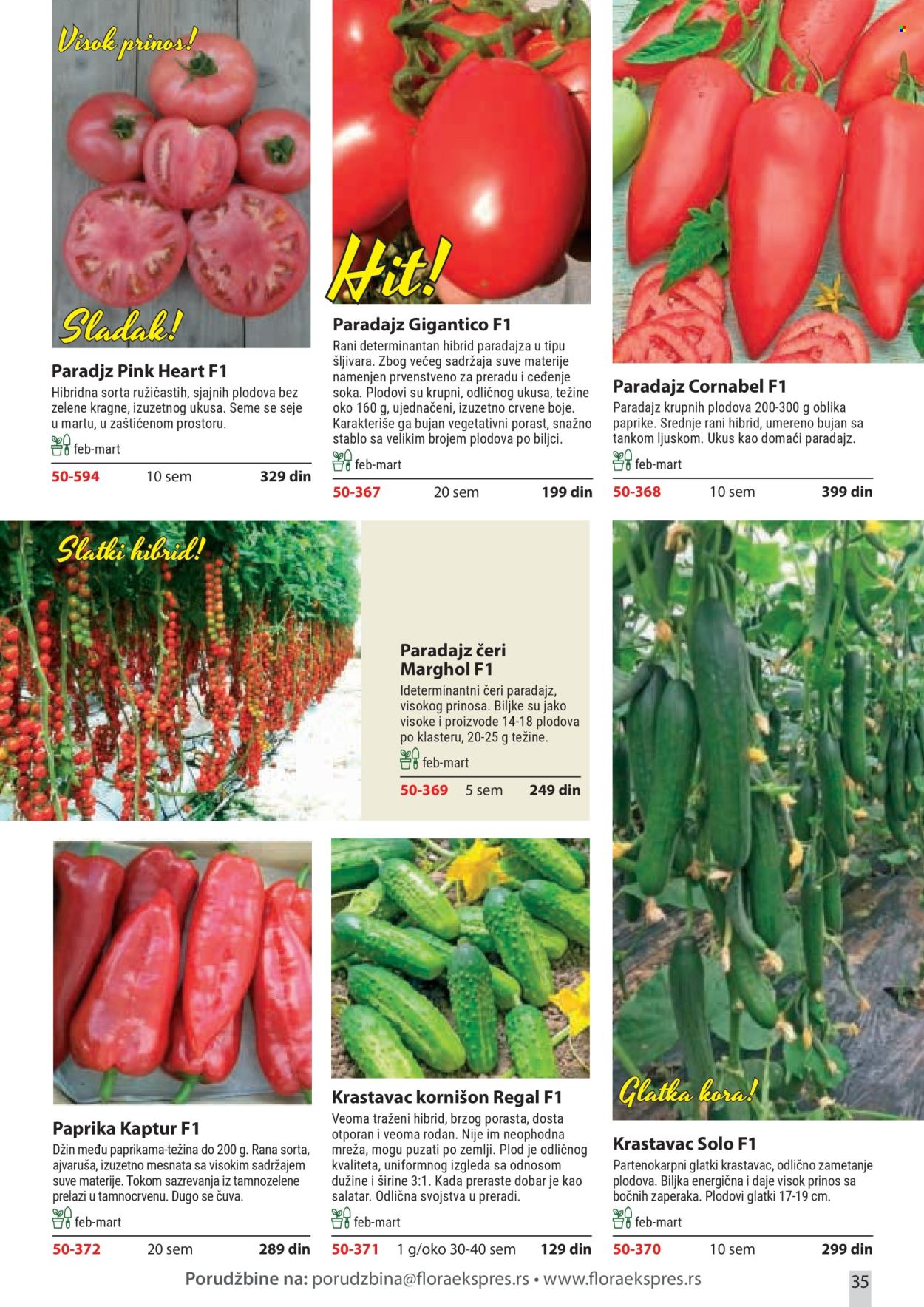 Flora Ekspres katalog. Stranica 35