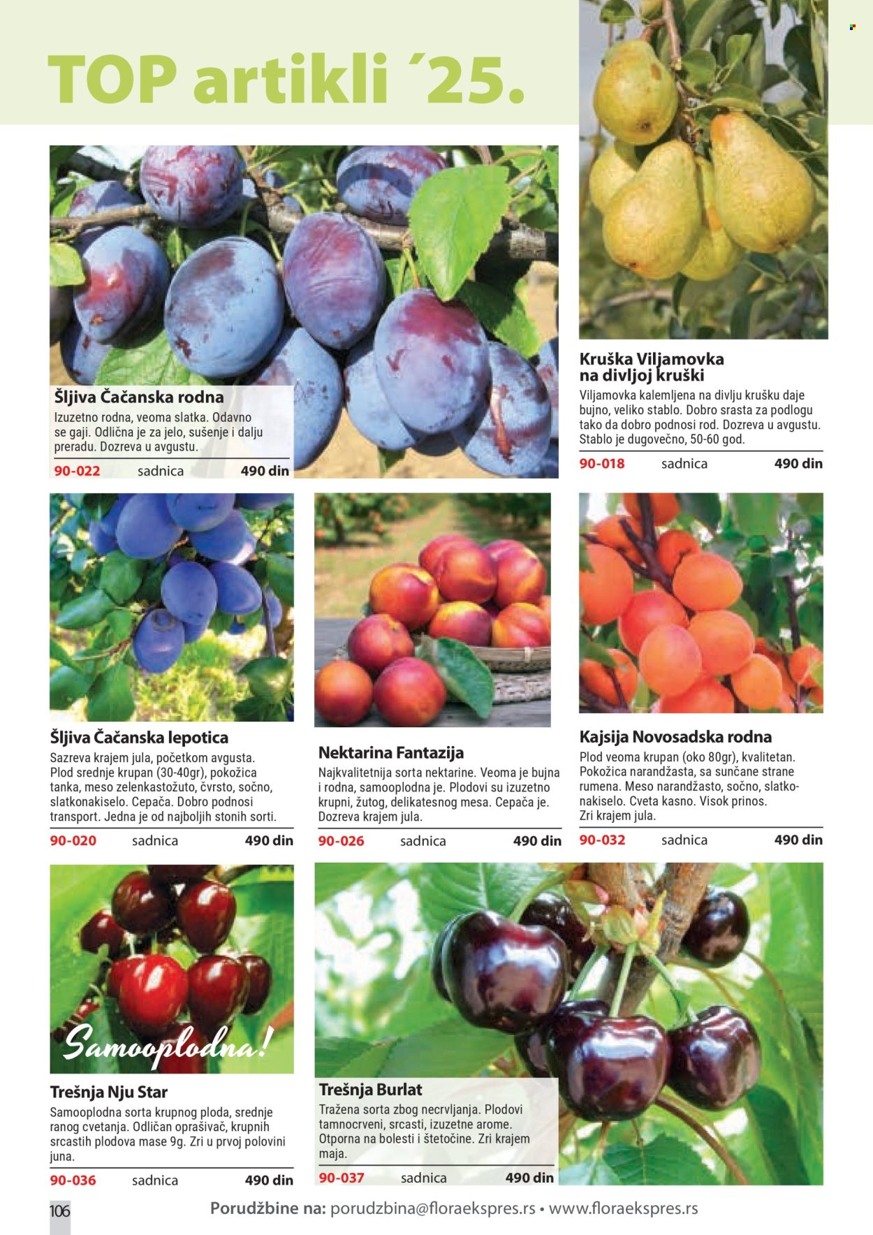Flora Ekspres katalog. Stranica 106