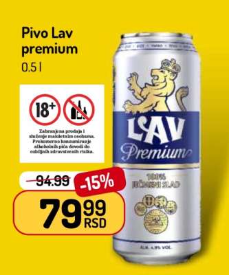 Pivo lav premium