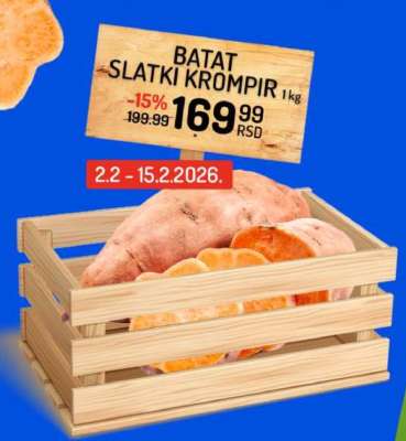 Batat Slatki krompir