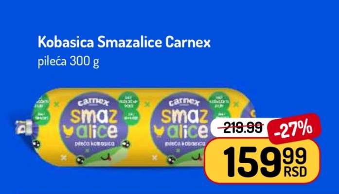 Kobasica Smazalice Carnex