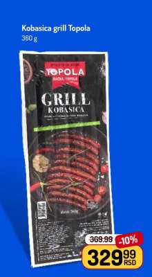 Kobasica grill Topola