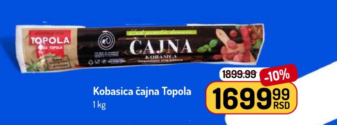 Kobasica čajna Topola