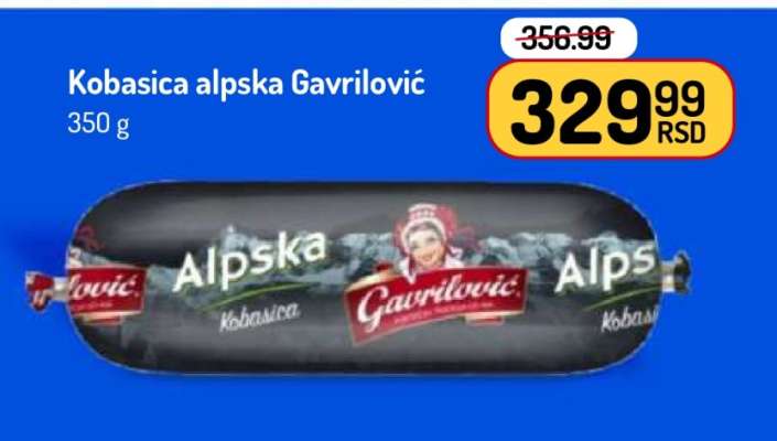 Kobasica alpska Gavrilović