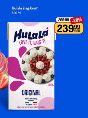 Hulala šlag krem