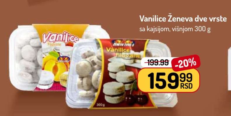 Vanilice Ženeva dve vrste