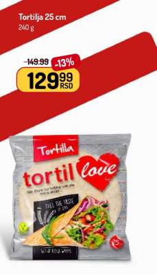 Tortilja 25 cm