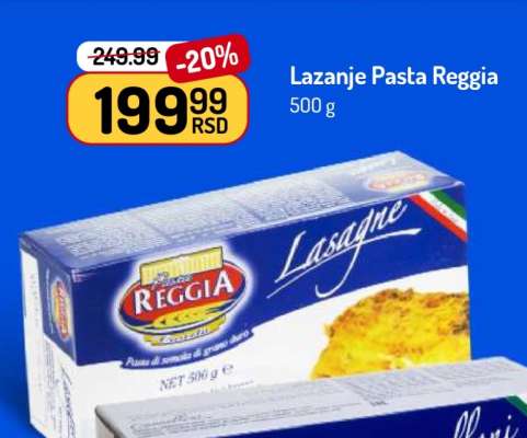Lazanje Pasta Reggia