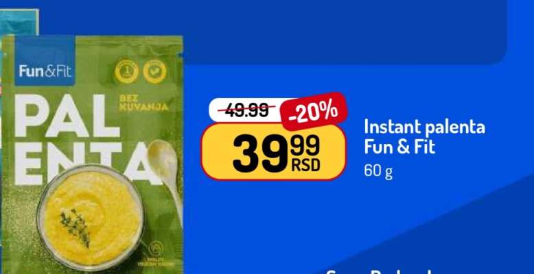 Instant palenta Fun & Fit