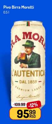Pivo Birra Moretti