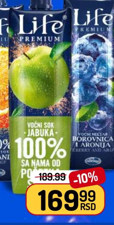 Life Premium Voćni Sok Jabuka
