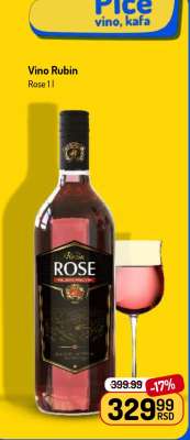 Vino Rubin Rose 1l