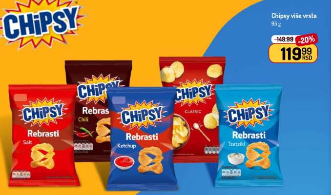 Chipsy više vrsta