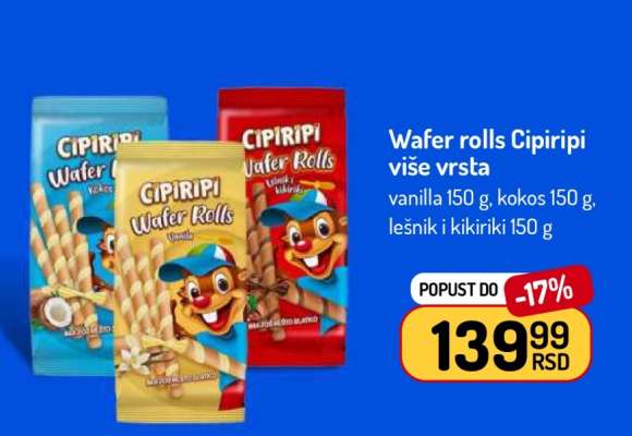 Wafer Rolls Cipiripi