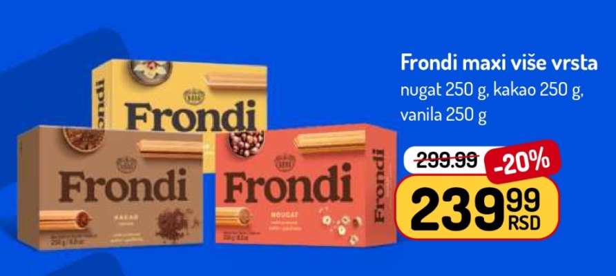 Frondi maxi više vrsta